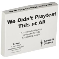 We Didnt Playtest This At All Kortspill Et hysterisk kortspill for 2-10 spillere